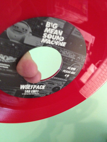 Big Mean Sound Machine / Super Hi-Fi - split 7" (limited edition super-thick red vinyl)