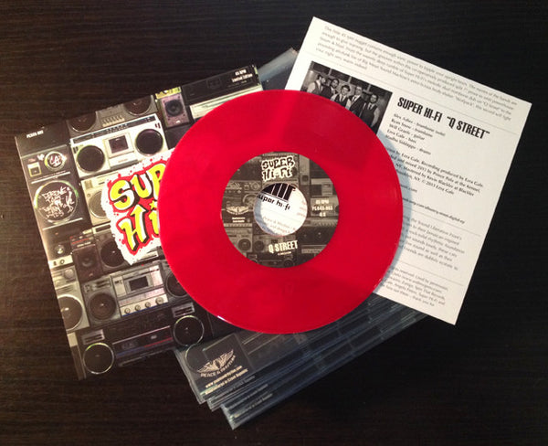 Big Mean Sound Machine / Super Hi-Fi - split 7" (limited edition super-thick red vinyl)